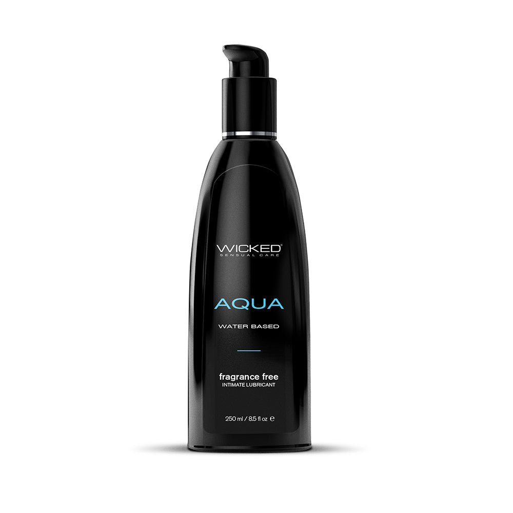 Wicked Aqua Fragrance Free Water Based Lubricant 8.5 oz.